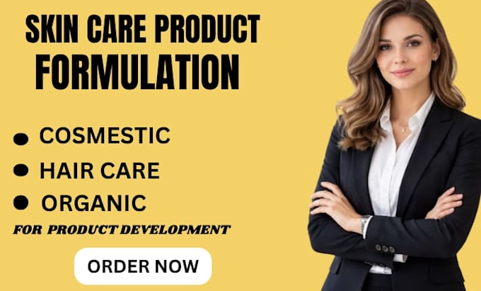 develop and customize skincare formulation product