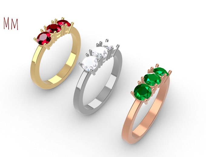 create the jewelry in 3d