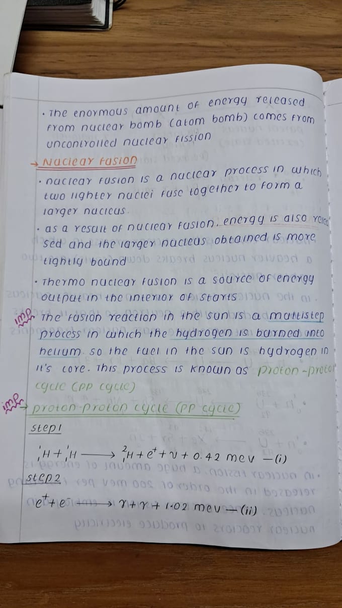 write academic study notes neatly