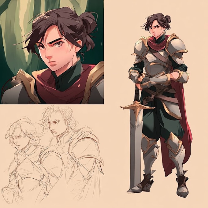 dnd character art and dnd character art
