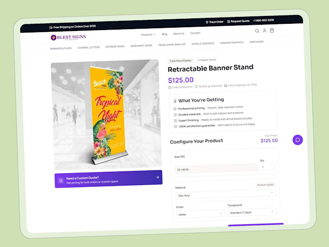 do ecommerce website development for dropshipping, clothing store or custom need
