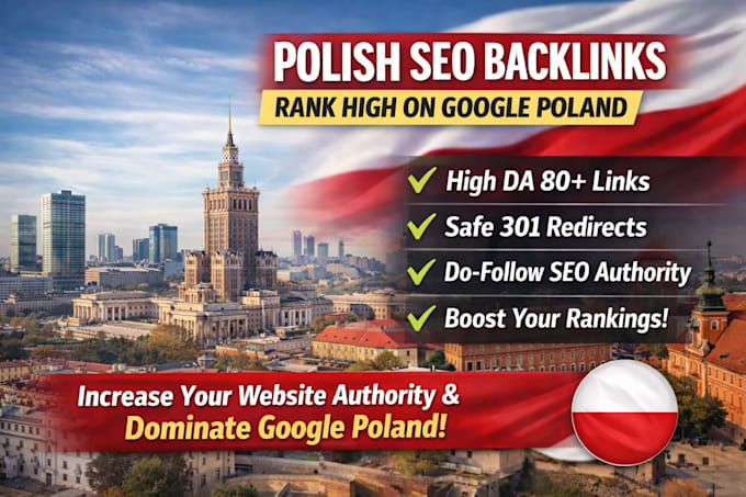 build high authority polish SEO backlinks for google poland ranking