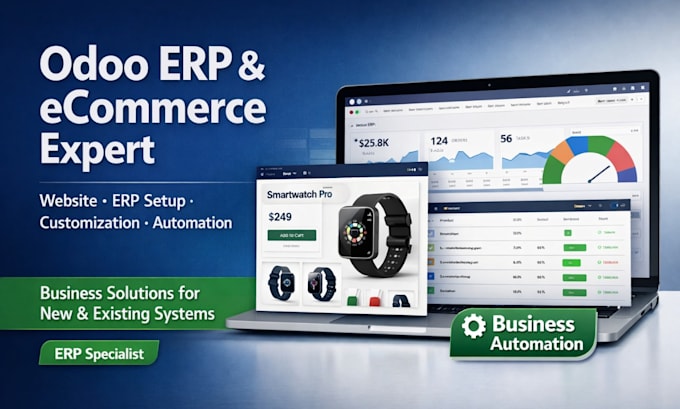 odoo ecommerce website, odoo erp setup, odoo customization expert solution