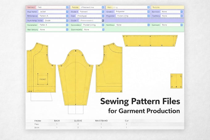 create printable PDF sewing patterns for etsy or personal use