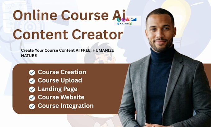 setup course creation, online course content, course creation and ai humanizer