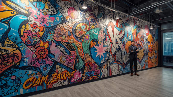 create eye catching mural wall art to elevate your business