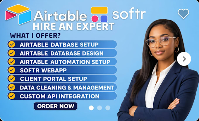 setup airtable database dashboard airtable crm specialist softr webapp expert