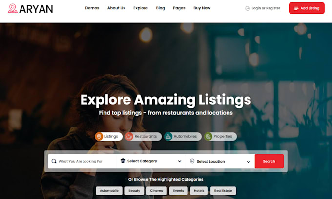 build geo directory business directory website geodirectory listing website