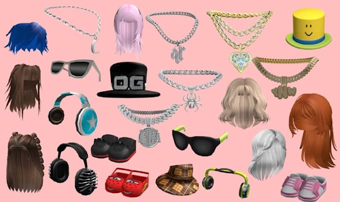 Design high quality roblox ugc accessories, hair, hats, chain and ...