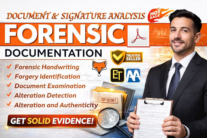 do forensic document analysis for legal cases and signature verification