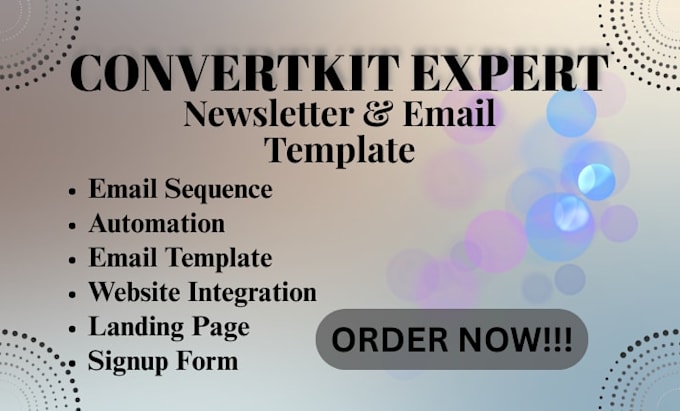 setup convertkit newsletter convertkit email sequence expert kit landing page