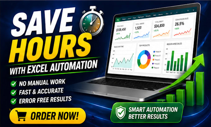 build excel automation, fix complex formulas and dashboards