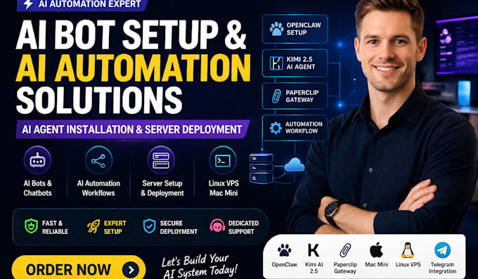 fix setup openclaw open claw developer bot install deploy kimi 2 5 mac mini bot