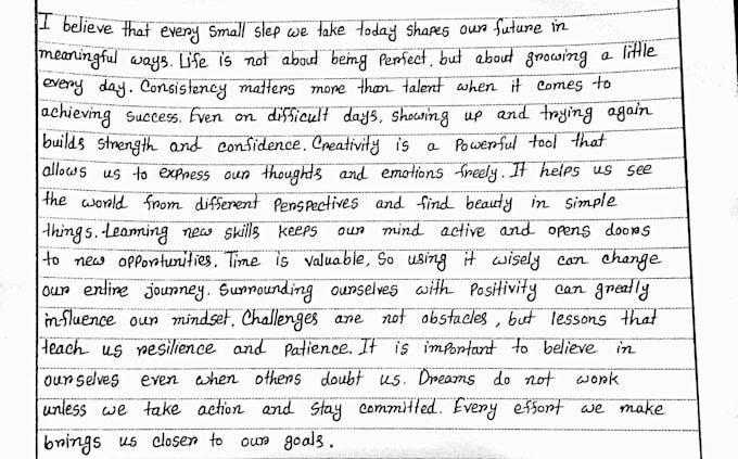 create beautiful handwritten notes and letters