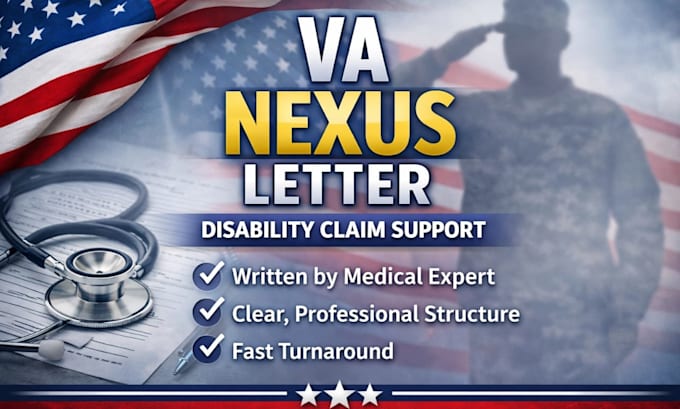 Write a strong nexus letter for va claims with medical evidence by ...