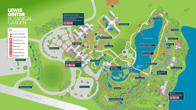 create a vector map illustration for festivals, venues and events