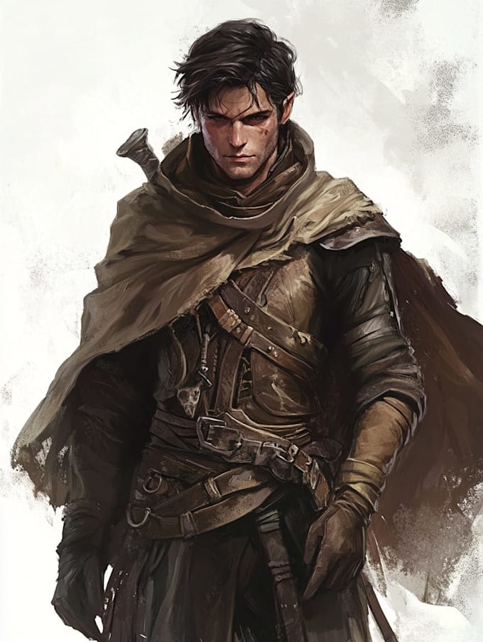 create fantasy dnd character or dnd character design
