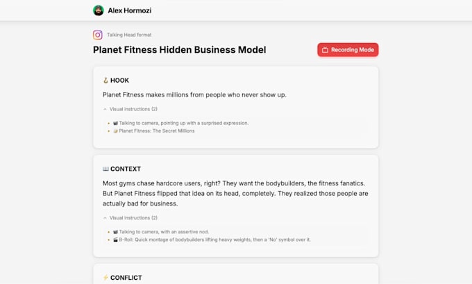 Write viral scripts for instagram reels, tiktok and youtube shorts by ...