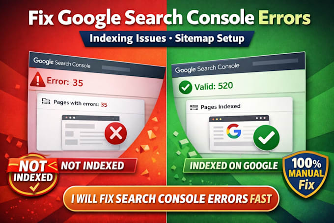 fix google search console errors, shopify indexing issue