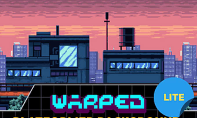 create pixel art background, tileset and assets