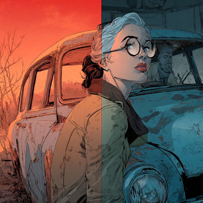 create ai comic book, illustrations any style
