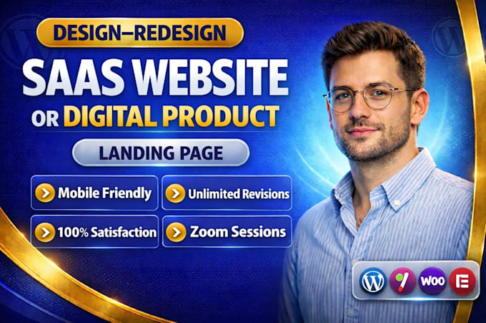 build wordpress saas website, dating saas website, digital product website