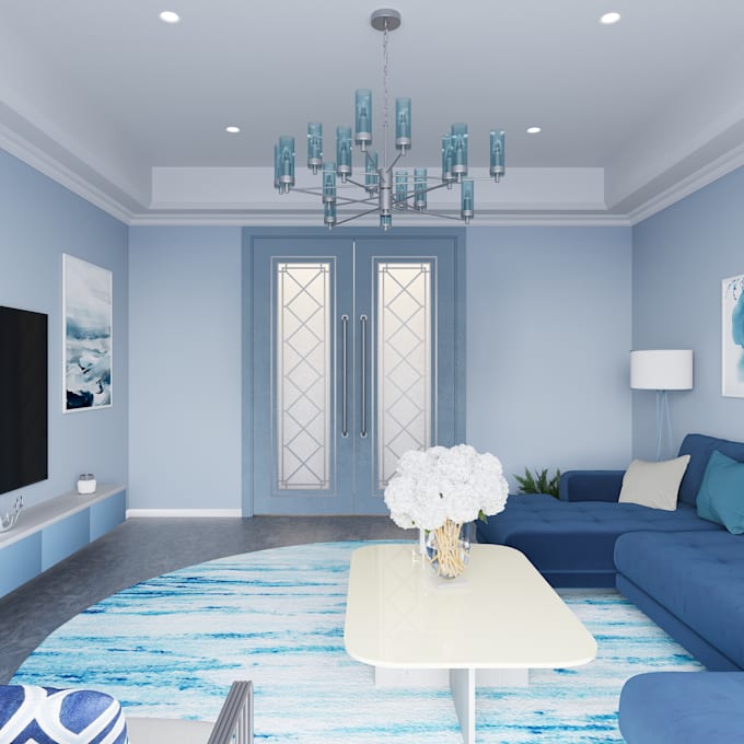 create highquality 3d living room visualizations