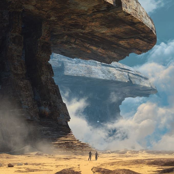 concept art for science fiction