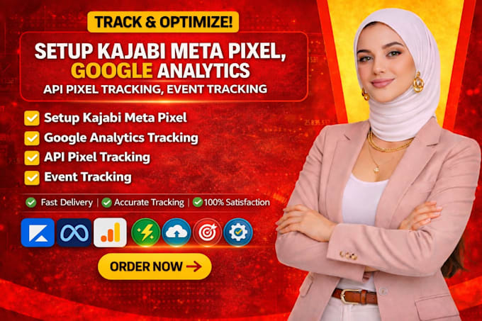 setup kajabi meta pixel, google analytics, API pixel tracking, event tracking