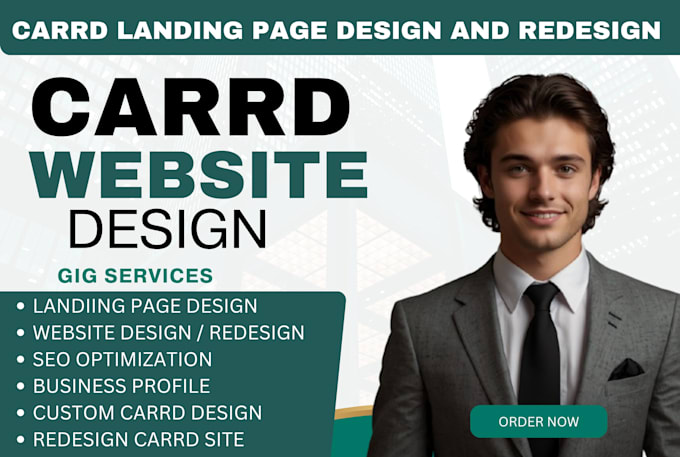 design carrd website redesign carrd landing page design and redesign