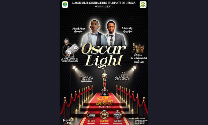design a professional event poster or flyer for your brand