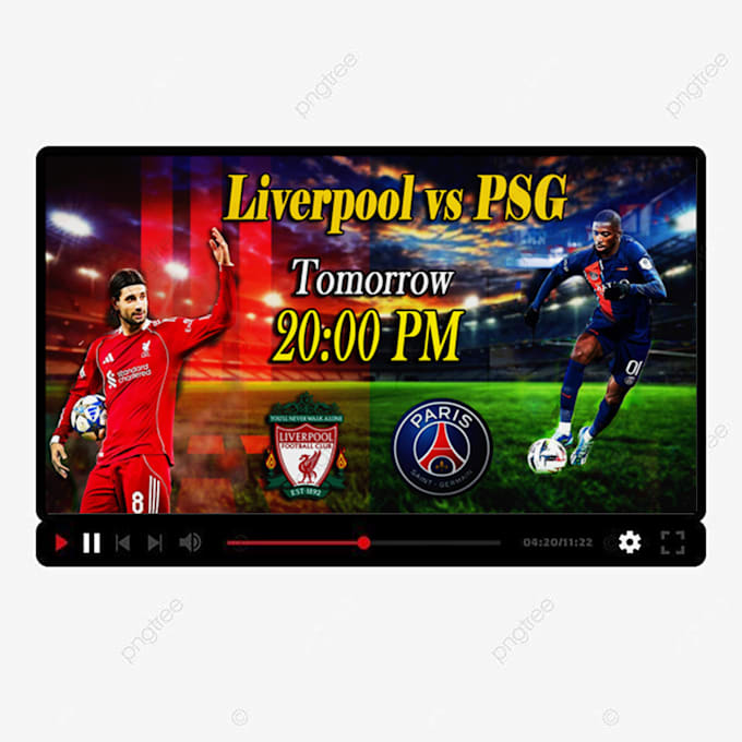 design create dynamic sport and football youtube thumbnail