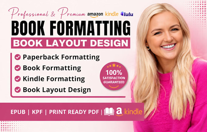 do amazon kdp book formatting, kindle publishing and ebook formatting