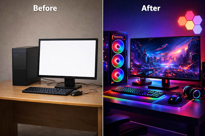 create high quality product photo editing and realistic compositing