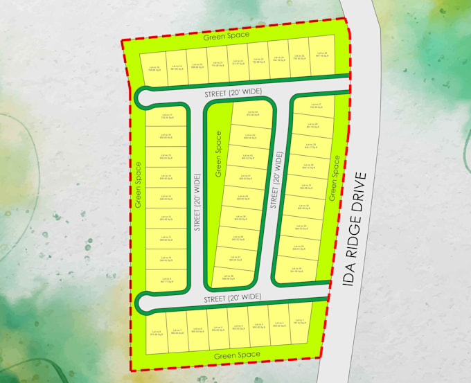create subdivision, site plan and land subdivision layout for permits