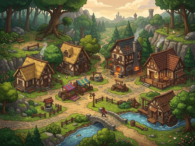 create 2d game assets tileset tilemap asset pack unity game assets