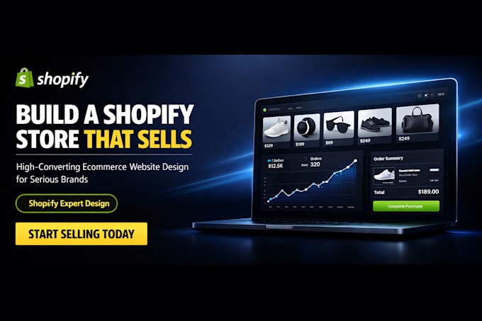 build shopify store design and redesign shopify website customize shopify