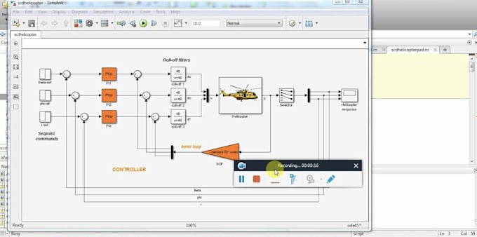 design and simulate control systems, robotics, power system on matlab simulink