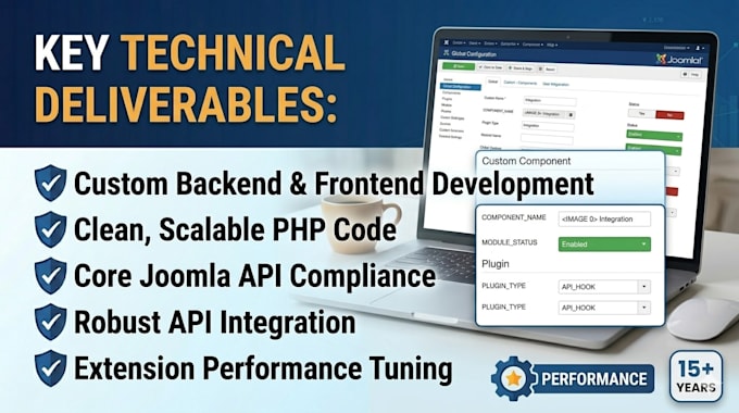 develop custom joomla component, module, or plugin