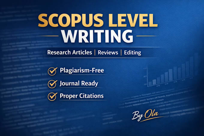 write, edit and format scopus journal research articles professionally