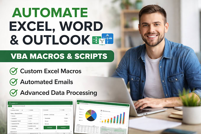 automate excel, word, and outlook using powerful vba macros