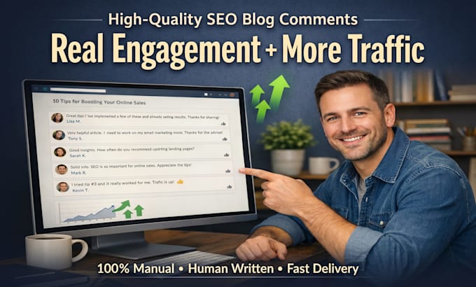write comment high quality SEO blog comments for traffic and  engagement