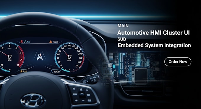 Concevoir une interface de cluster hmi automobile avec intégration ...