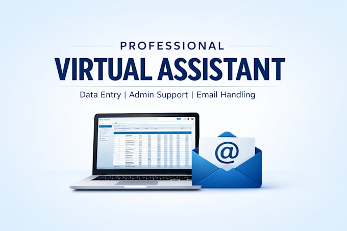 do fast and accurate data entry and admin support