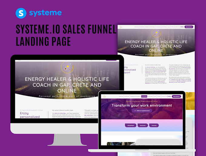 build systeme io sales funnel systeme io landing page website systeme io funnel