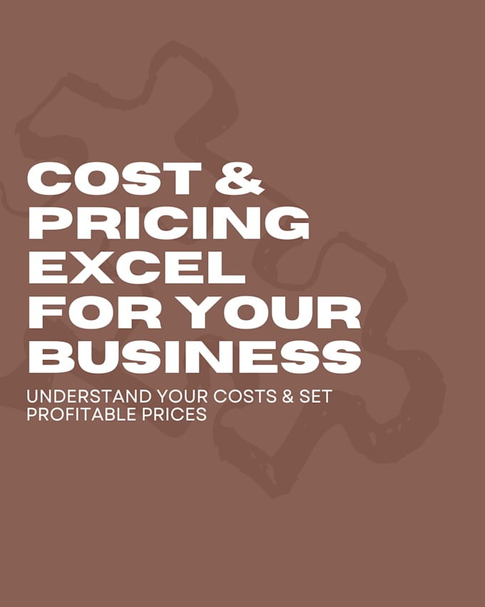 calculate your costs and pricing in excel