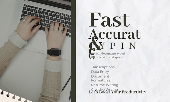 do data entry and typing together with spreadsheets