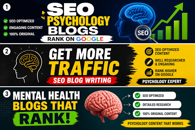 write SEO psychology articles that rank on google