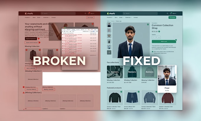 fix shopify and website bugs fast