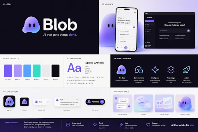 design a brand style guide and brand identity
